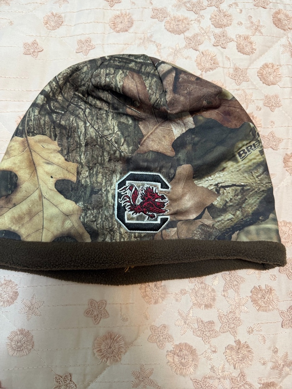 South Carolina Gamecocks Mossy Oak Break-Up Infinity Camo Fleece Beanie